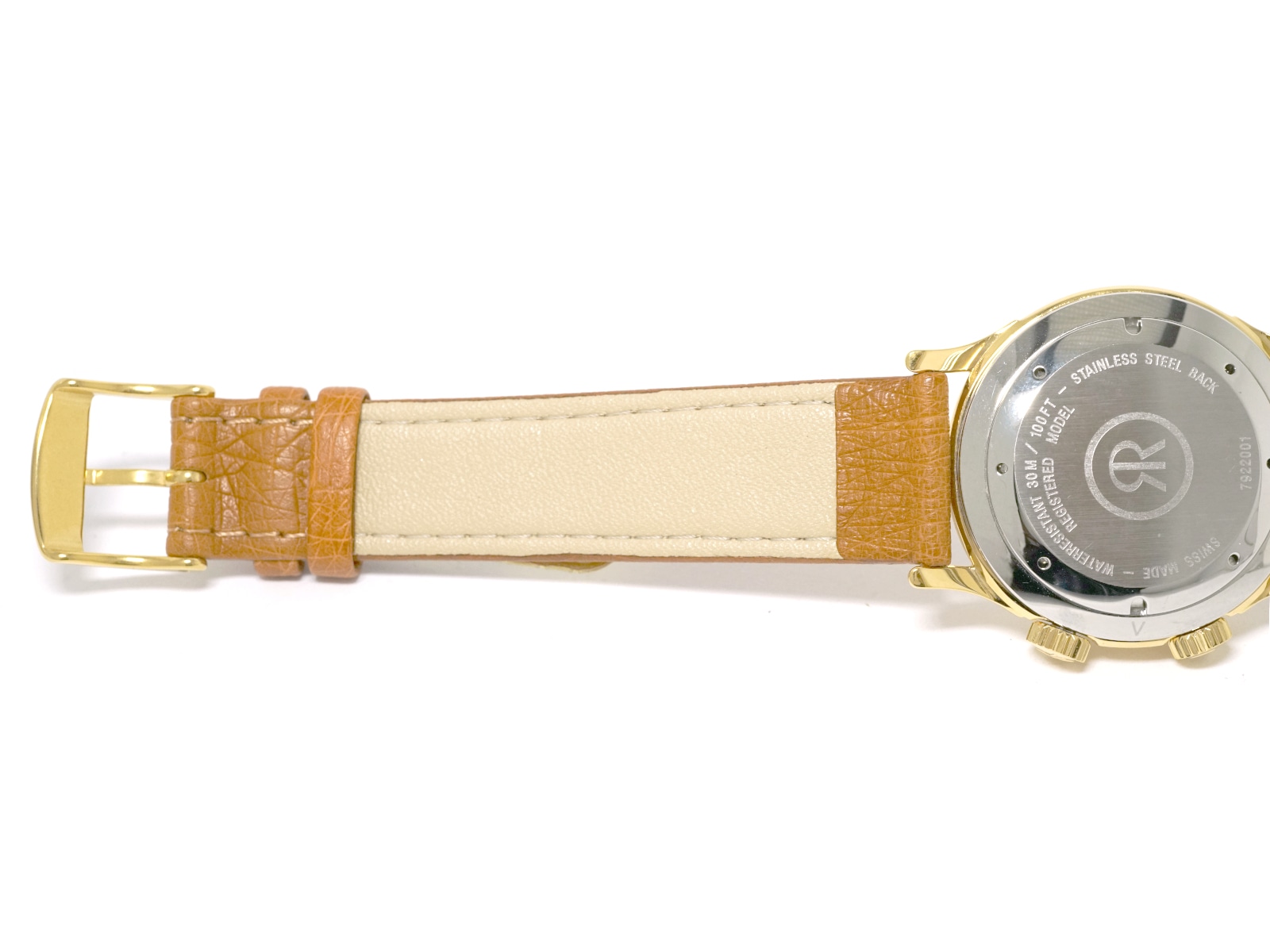 レビュートーメン クリケット 7922001 金メッキ アラーム機能付き Cal.AS1475 17石 手巻 OH済 USED