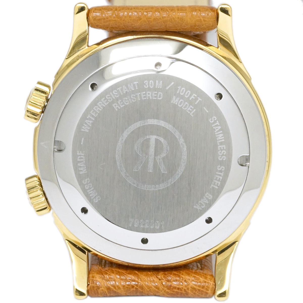 レビュートーメン クリケット 7922001 金メッキ アラーム機能付き Cal.AS1475 17石 手巻 OH済 USED