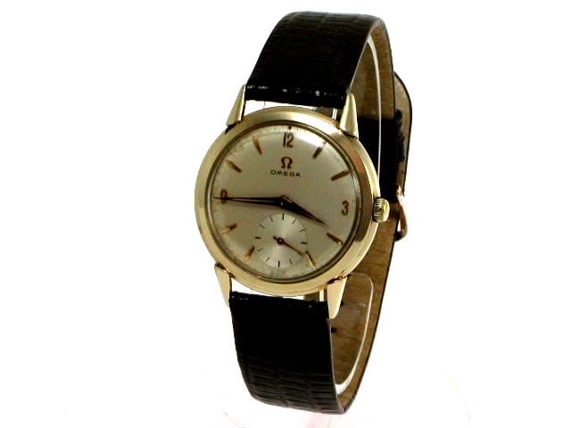オメガ 14金 Cal.510 手巻 H6579 純正尾錠つき 1950年代 OMEGA