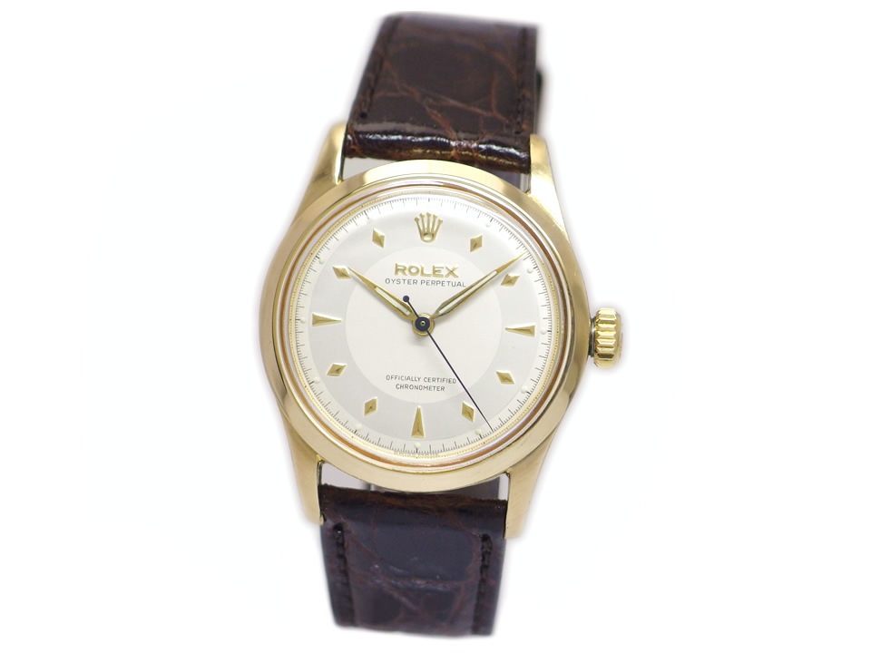 ロレックス オイスターパーペチュアル Ref.6332 GF セミバブルバック 自動巻 OH済 1950年代 Rolex