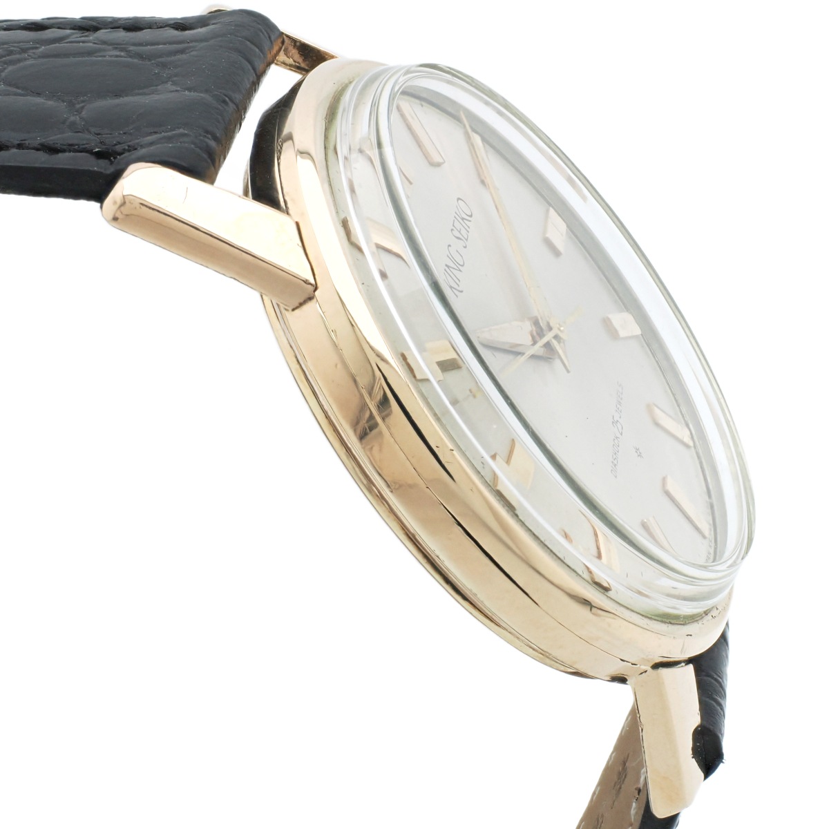 キングセイコー J14102 1st SD文字盤 14金張り 25石 手巻 OH済