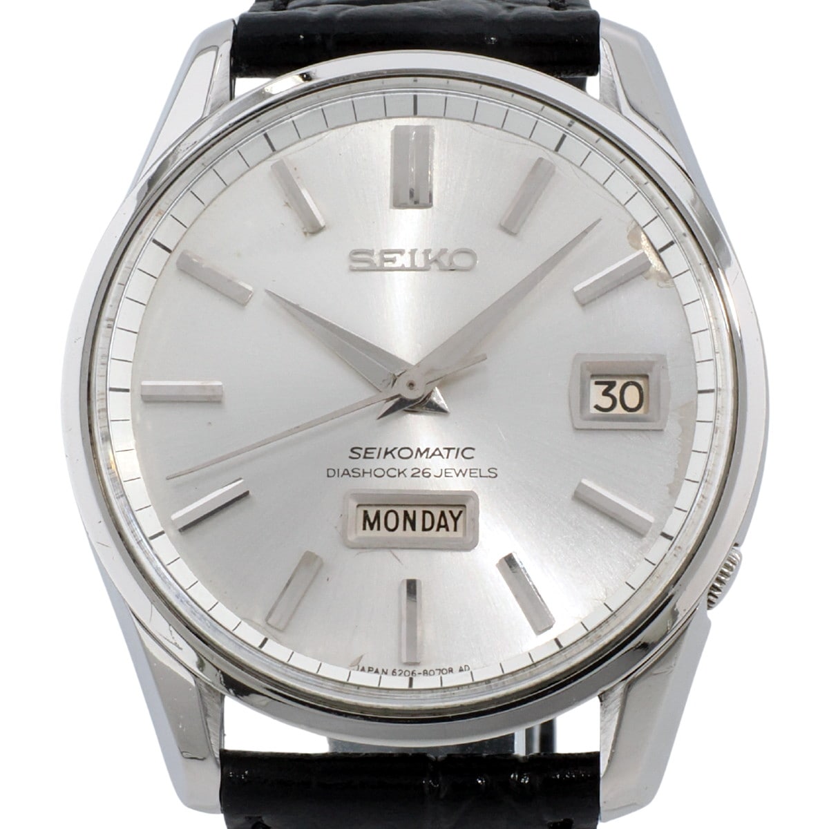 セイコー マチック ウィークデーター 6206-8040 Cal.6206B 26石 自動巻 OH済 1965年製（昭和40年）