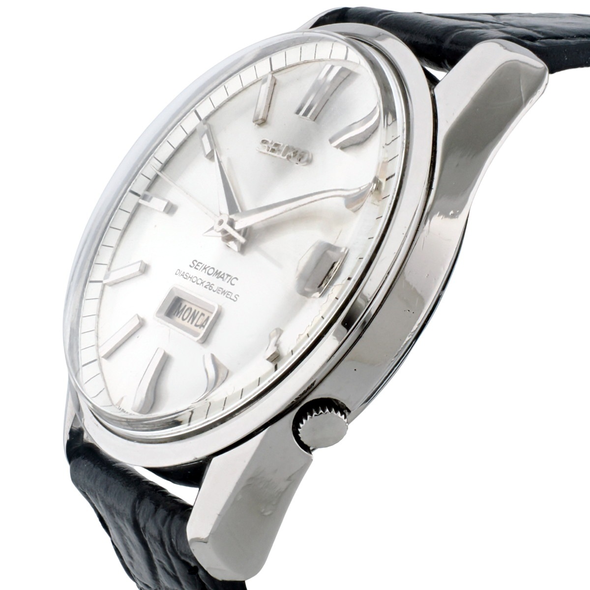 セイコー マチック ウィークデーター 6206-8040 Cal.6206B 26石 自動巻 OH済 1965年製（昭和40年）