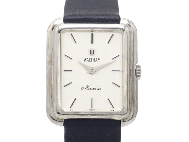 ウォルサム マキシム レクタンギュラー 17石手巻 1970年代 Waltham