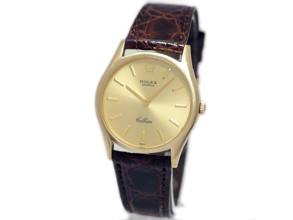 ロレックス チェリーニ Ref.3804 18K Cal.1601 手巻 OH済 純正尾錠 1975年製 Rolex