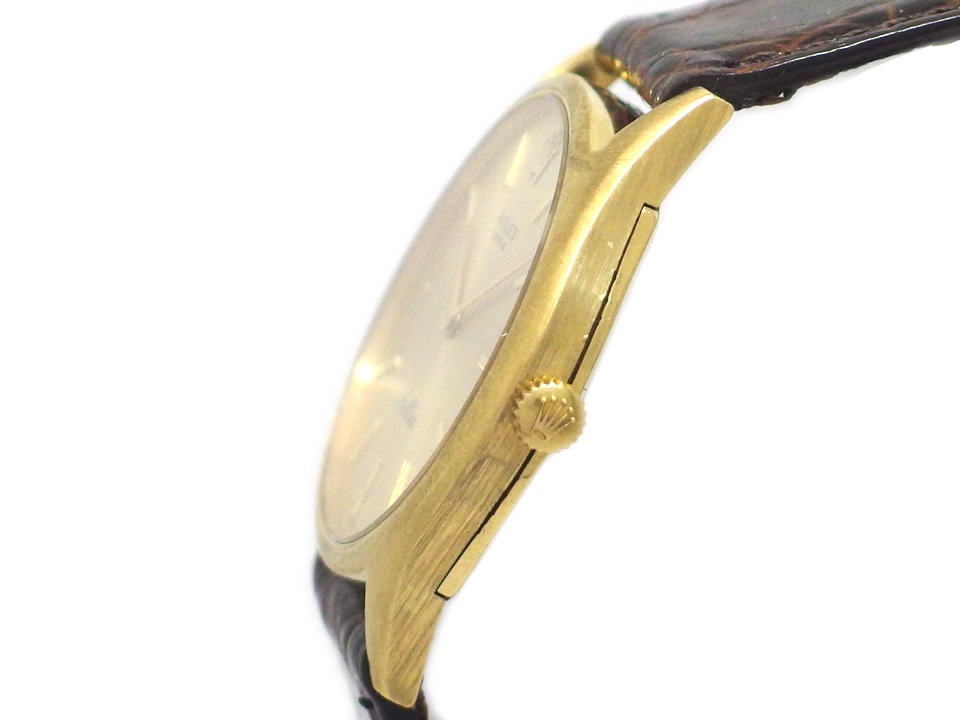 ロレックス チェリーニ Ref.3804 18K Cal.1601 手巻 OH済 純正尾錠 1975年製 Rolex