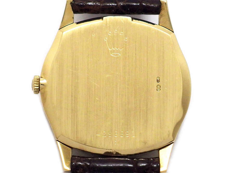 ロレックス チェリーニ Ref.3804 18K Cal.1601 手巻 OH済 純正尾錠 1975年製 Rolex
