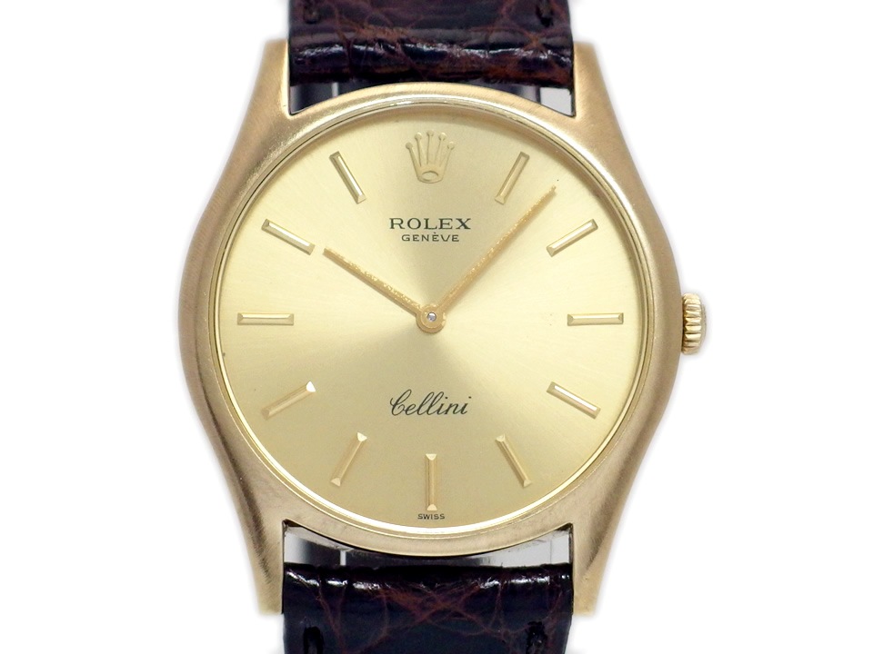 ロレックス チェリーニ Ref.3804 18K Cal.1601 手巻 OH済 純正尾錠 1975年製 Rolex