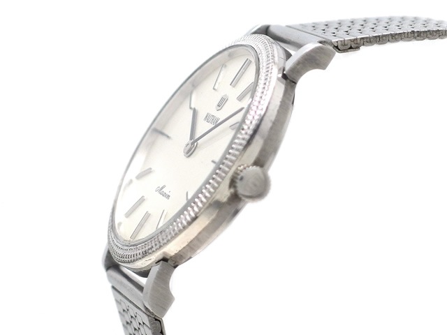 ウォルサム マキシム Cal.HT001 17石手巻 コインエッジベゼル OH済 1970年代