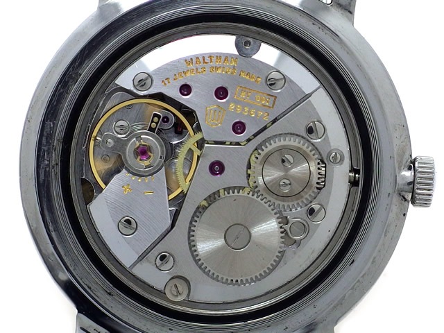 ウォルサム マキシム Cal.HT001 17石手巻 コインエッジベゼル OH済 1970年代