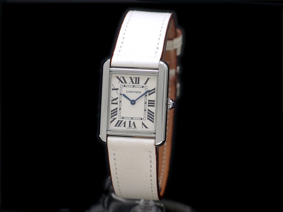 カルティエ タンクソロ SM レディース W1018255 Ref.3170 クォーツ USED　Cartier
