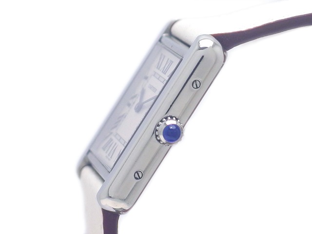 カルティエ タンクソロ SM レディース W1018255 Ref.3170 クォーツ USED　Cartier