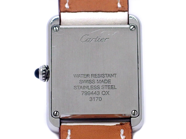 カルティエ タンクソロ SM レディース W1018255 Ref.3170 クォーツ USED　Cartier