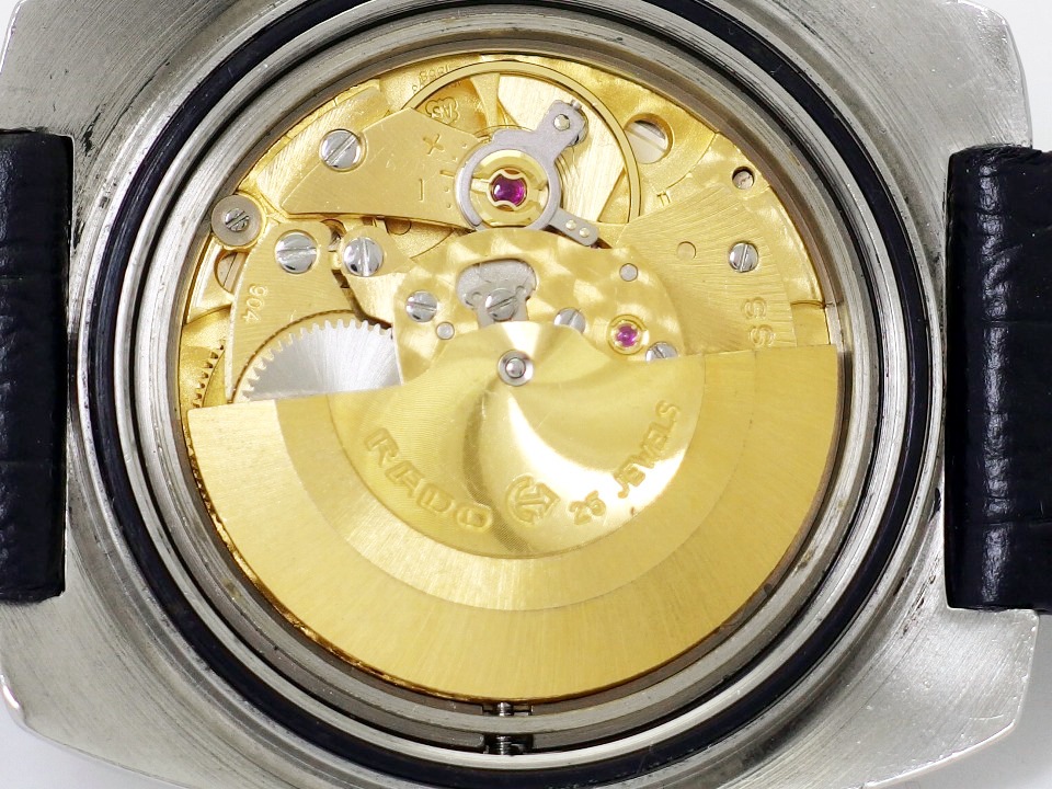 未使用OH済 RADO ラドー シルバー925ケース スイス製高級手巻時計 美品 RADO ラドー スイス製 最高級手巻時計 スクエアケース 70s