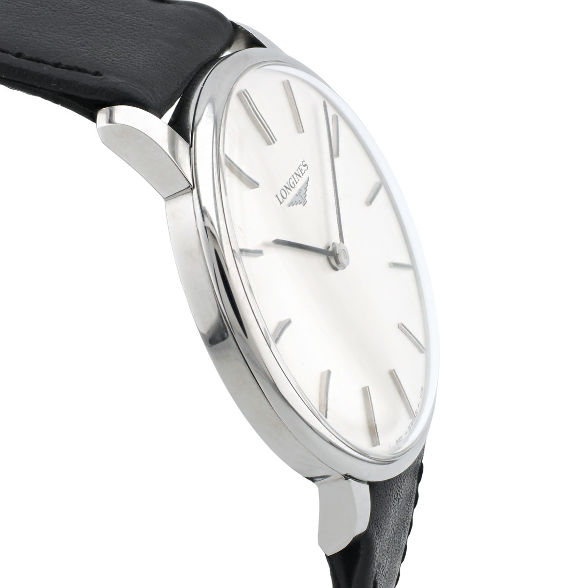 ロンジン Ref.1114 薄型ケース 2針 純正箱付き 純正尾錠 Cal.L847.4 17石 手巻 OH済 1977年製