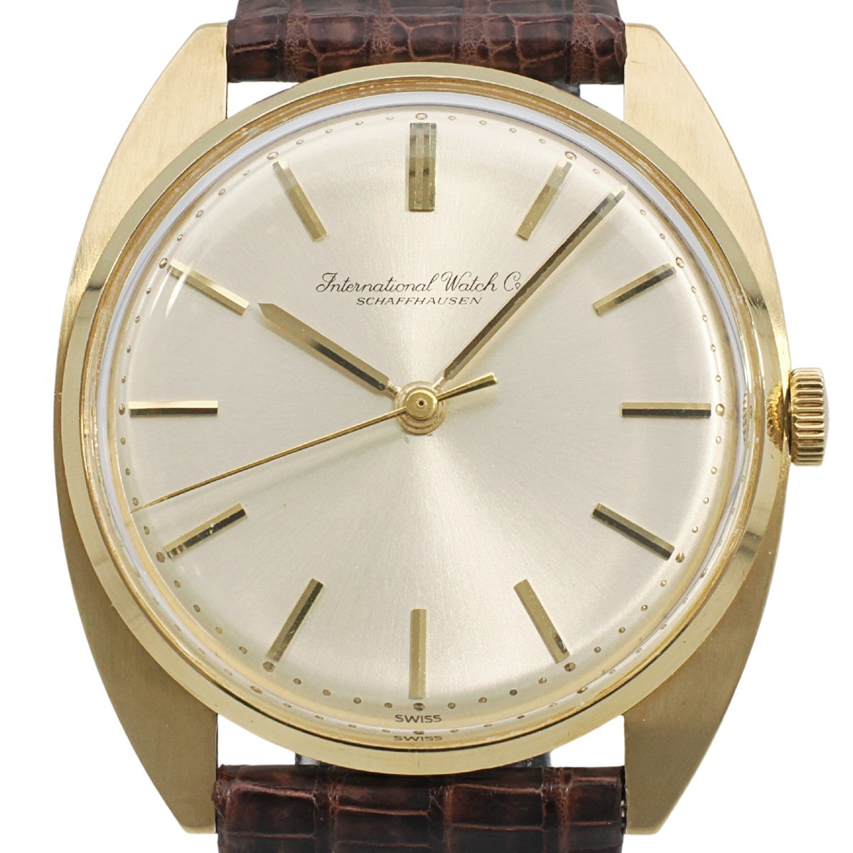 IWC K18(18金) Ref.1419 トノー型 Cal.402 手巻き OH済 1969年製