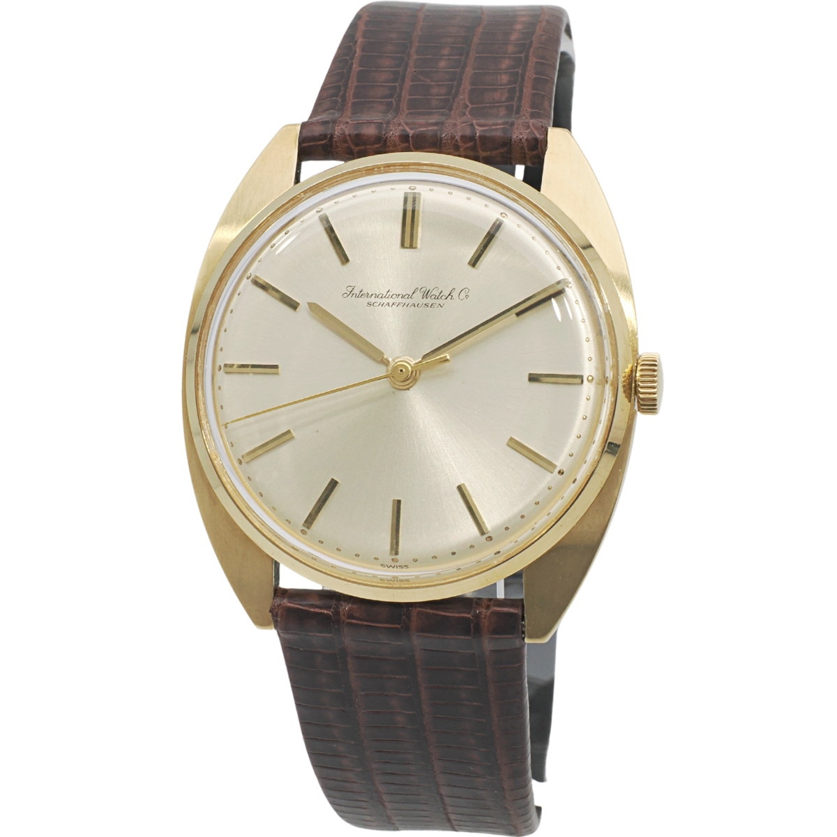 IWC K18(18金) Ref.1419 トノー型 Cal.402 手巻き OH済 1969年製