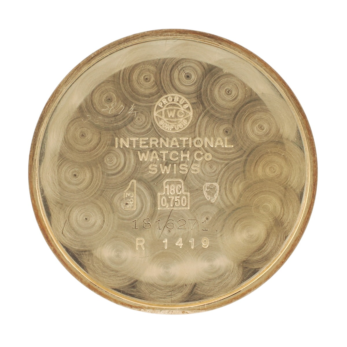 IWC K18(18金) Ref.1419 トノー型 Cal.402 手巻き OH済 1969年製