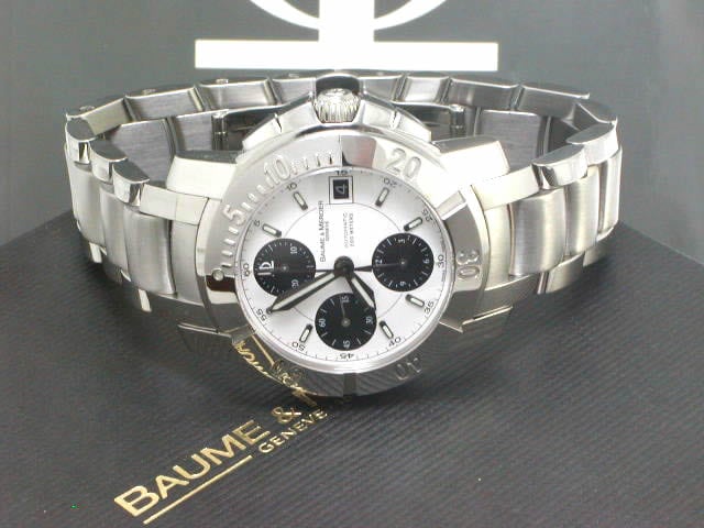 ボーム＆メルシェ Baume & Mercier 65352 クロノグラフ自動巻 ボーム&メルシェ 65352 ケープランド クロノグラフ 自動巻 OH済 USED