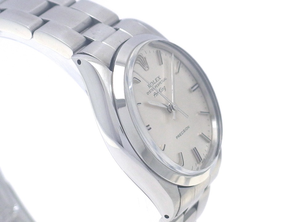 ロレックス エアキング Ref.5500 Cal.1520 自動巻 OH済 ロレックス純正ハードブレス 1986年製 Rolex