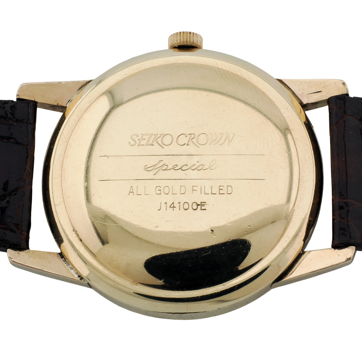 セイコー クラウンスペシャル 14K金張り J14100E SD文字盤 Cal.341 手