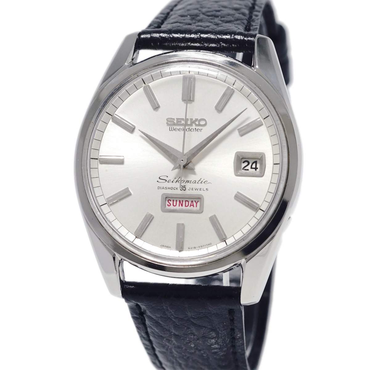 セイコー マチック ウィークデーター 6218-8971 35石 自動巻 OH済 昭和39年/1964年製