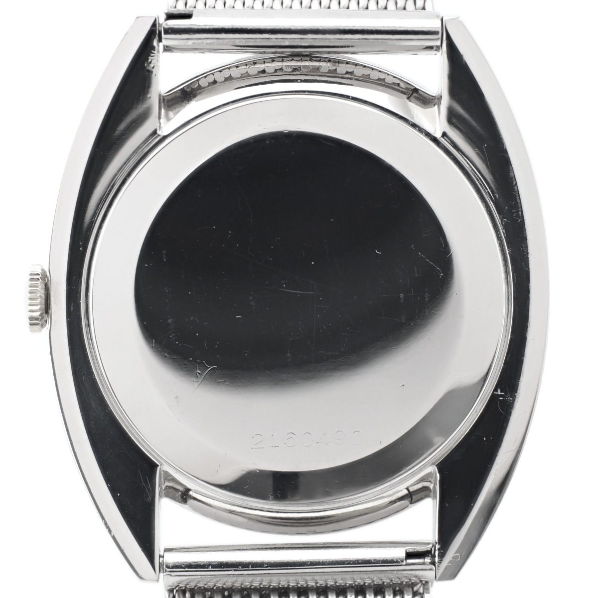 IWC トノー型ケース ローマインデックス文字盤 純正メッシュブレスレット Cal.403 手巻き OH済 1976年製