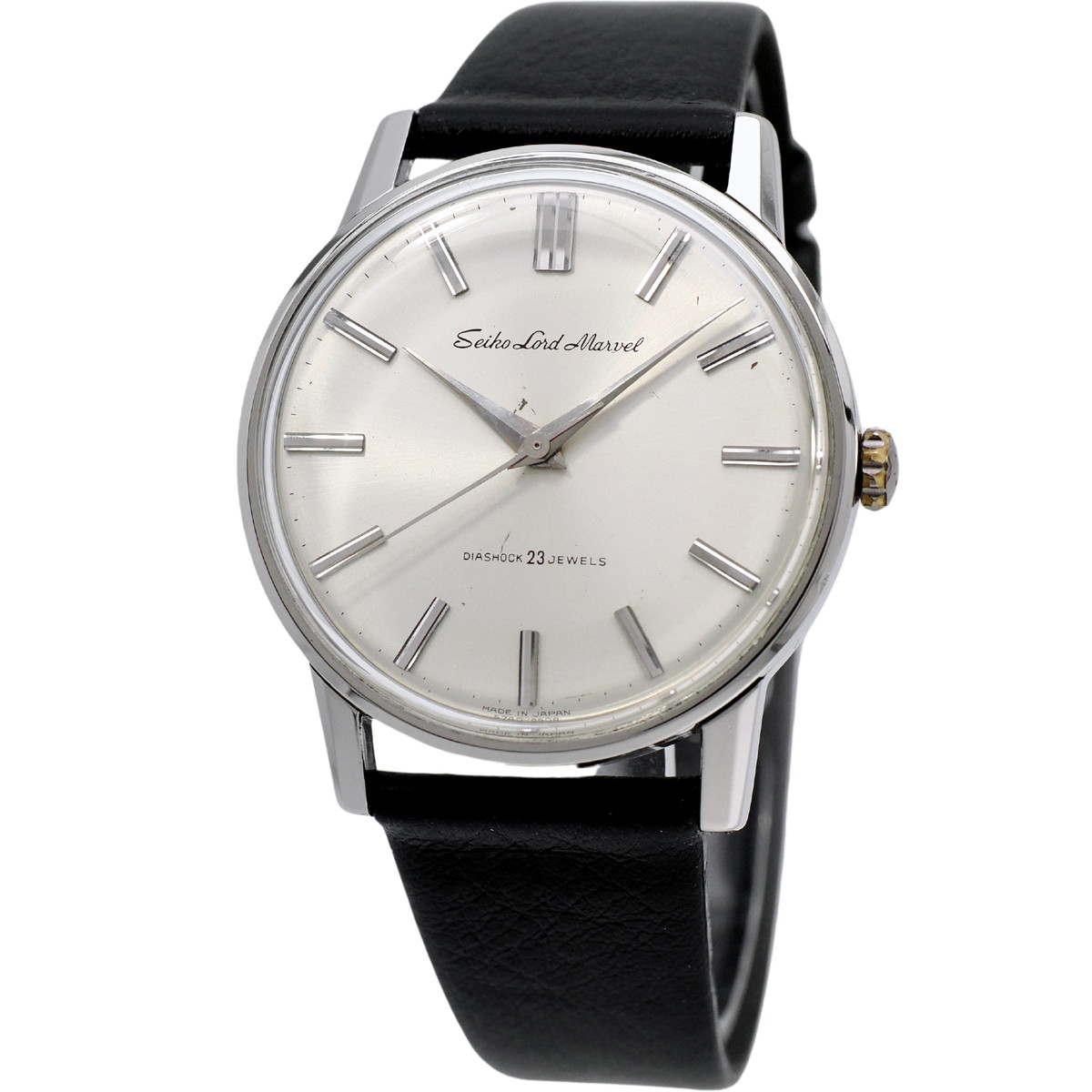 セイコー ロードマーベル 5740-1990 SS 筆記体ロゴ Cal.5740A 23石 手巻 OH済 昭和40年/1965年製 Seiko