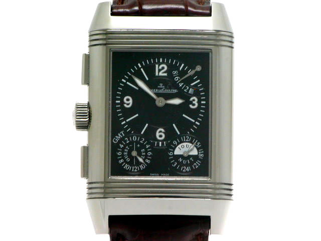 ジャガールクルト Q3028420 レベルソ グランド GMT コンプリカシオン 手巻 USED