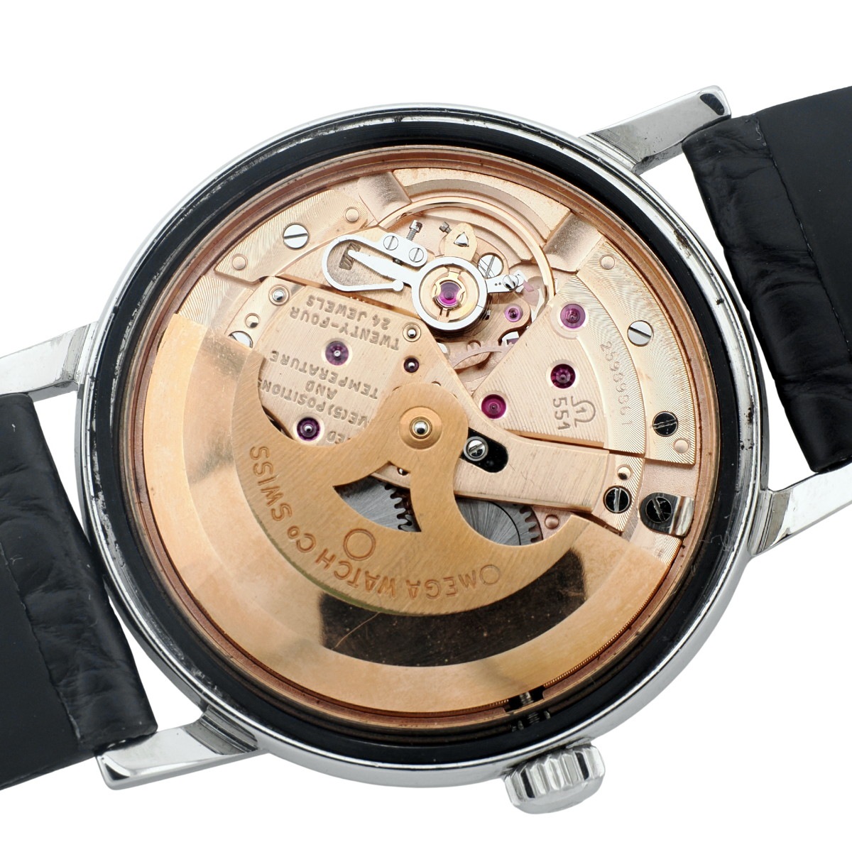 オメガ シーマスター クロノメーター ノンデイト 167.070 純正尾錠 Cal.551 自動巻 OH済 1967年製