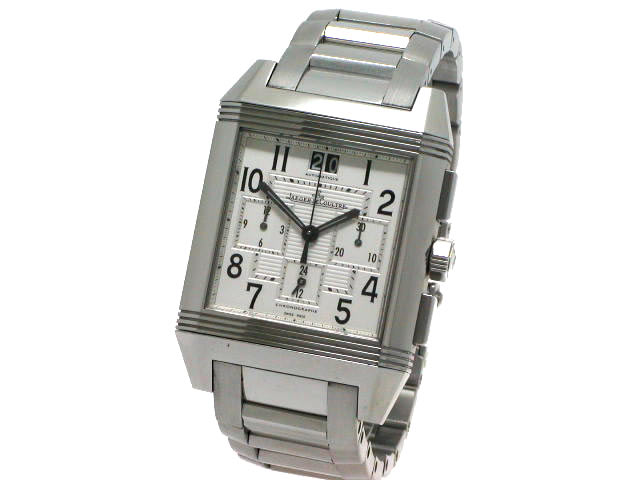 ジャガールクルト Q7018120 レベルソ スクアドラ クロノグラフ 自動巻 USED