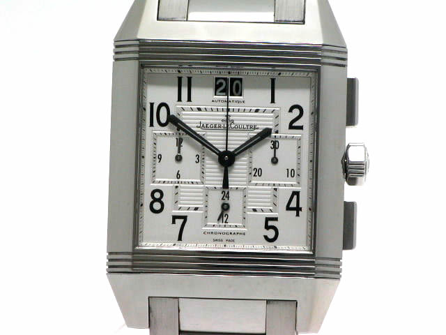 ジャガールクルト Q7018120 レベルソ スクアドラ クロノグラフ 自動巻 USED