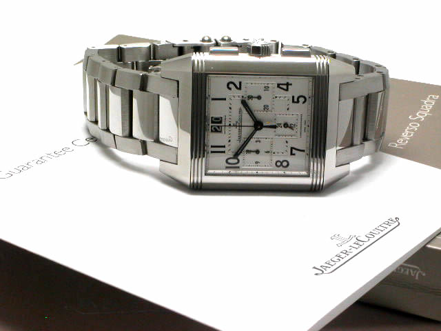 ジャガールクルト Q7018120 レベルソ スクアドラ クロノグラフ 自動巻 USED