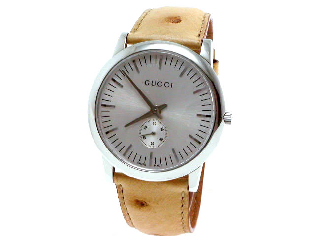 グッチ GQ5600M 手巻き ゴールドカーフベルト メンズサイズ 新品
