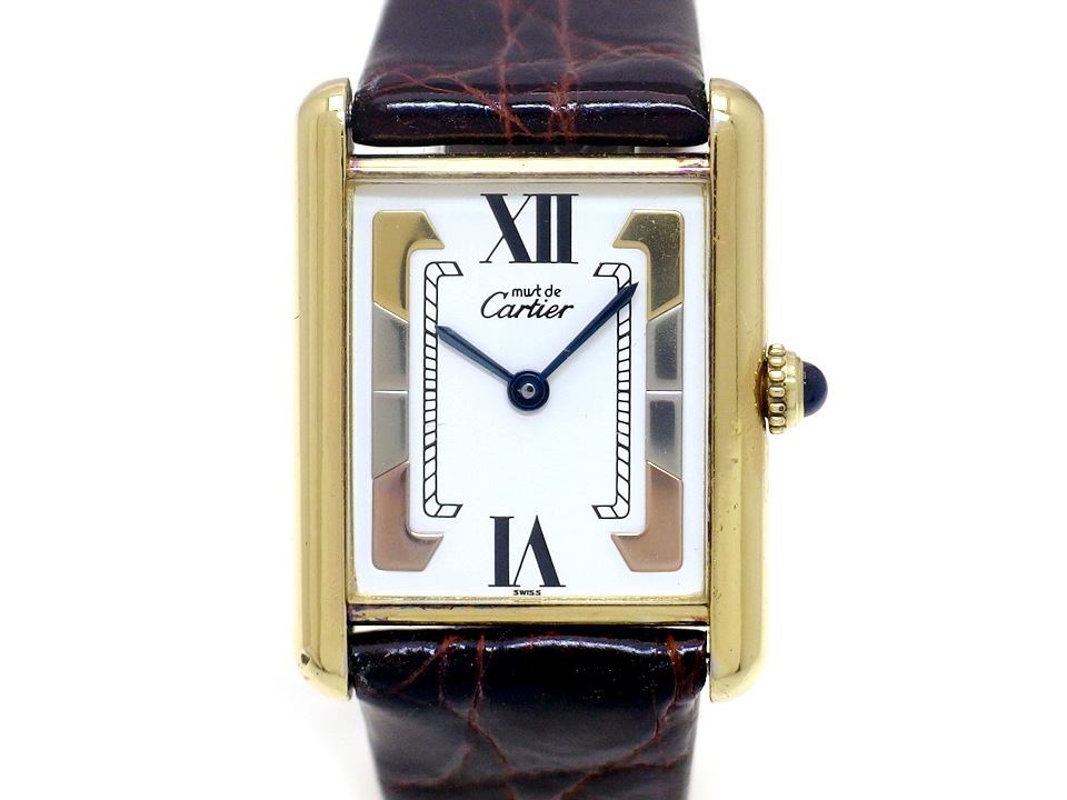 カルティエ マストタンク LM ヴェルメイユ Ref.590005 クォーツ USED　Cartier
