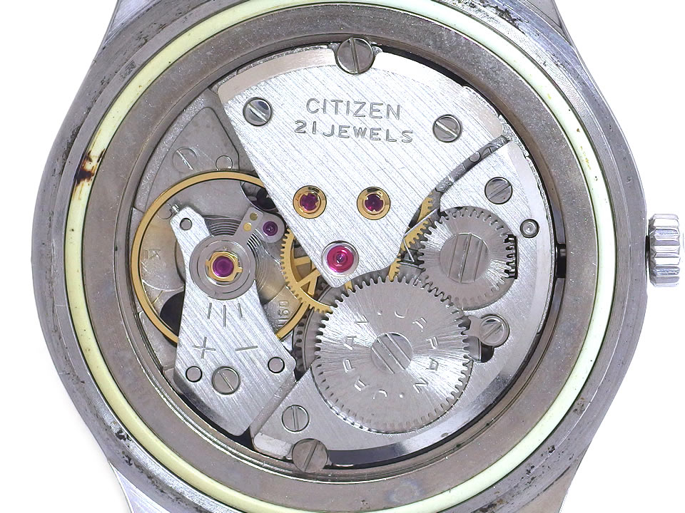 シチズン ホーマー 国鉄時計 21石 手巻 OH済 昭和47年製 Citizen