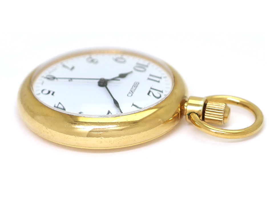 ★セイコー　懐中時計　5740-0080 ゴールド　手巻き セイコー 懐中時計 5740-0080 GP 10振動 ロードマーベルCal.5740C 手巻