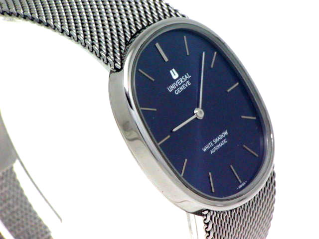 ユニバーサル ホワイトシャドー 自動巻 OH済 1970年代