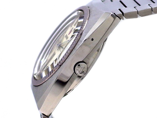 RADO　シュレックホルン 1970年始め　自動巻き腕時計 青文字盤 ステンレス RADO シュレックホルン 1970年始め 自動巻き腕時計 青文字盤
