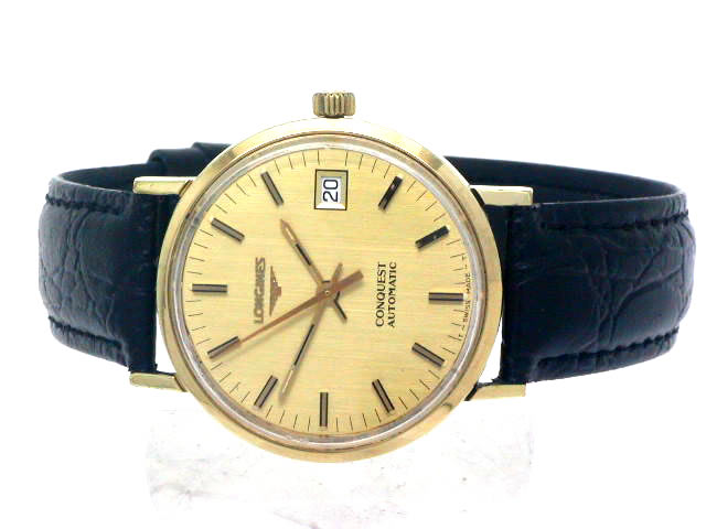 ロンジン コンクエスト オートマチック デイト OH済 1970年代