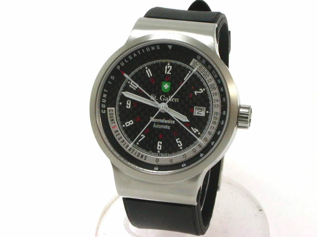 セントガレン 42mm 自動巻 DP5　脈拍計付き　新品