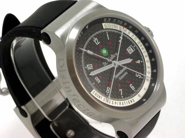 セントガレン 42mm 自動巻 DP5　脈拍計付き　新品