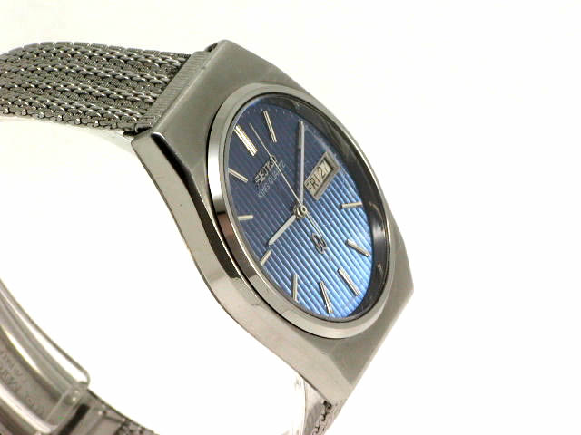 セイコー キングクオーツ 5856-8070 ブルーダイヤル 1978年製