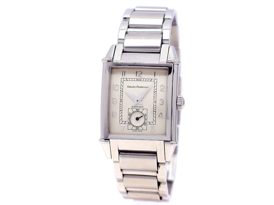 【美品】ジラールペルゴ ヴィンテージ1945 Ref.2593 アイボリー文字盤 自動巻 OH済 USED Girard Perregaux｜ウォッチコレ