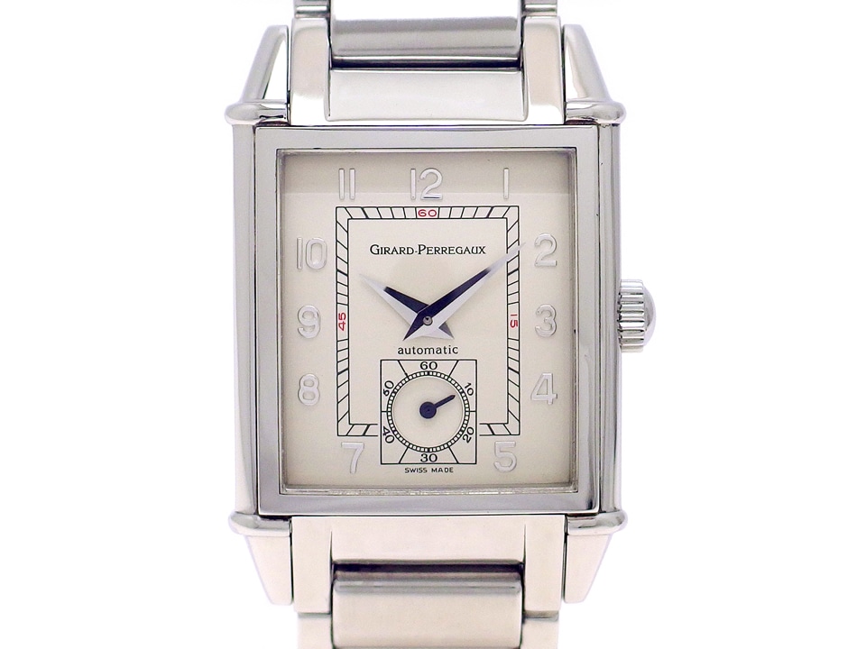 【美品】ジラールペルゴ ヴィンテージ1945 Ref.2593 アイボリー文字盤 自動巻 OH済 USED Girard Perregaux｜ウォッチコレ