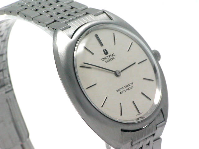 ユニバーサル ホワイトシャドー 自動巻 OH済 美品 1970年代