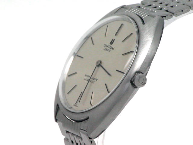 ユニバーサル ホワイトシャドー 自動巻 OH済 美品 1970年代