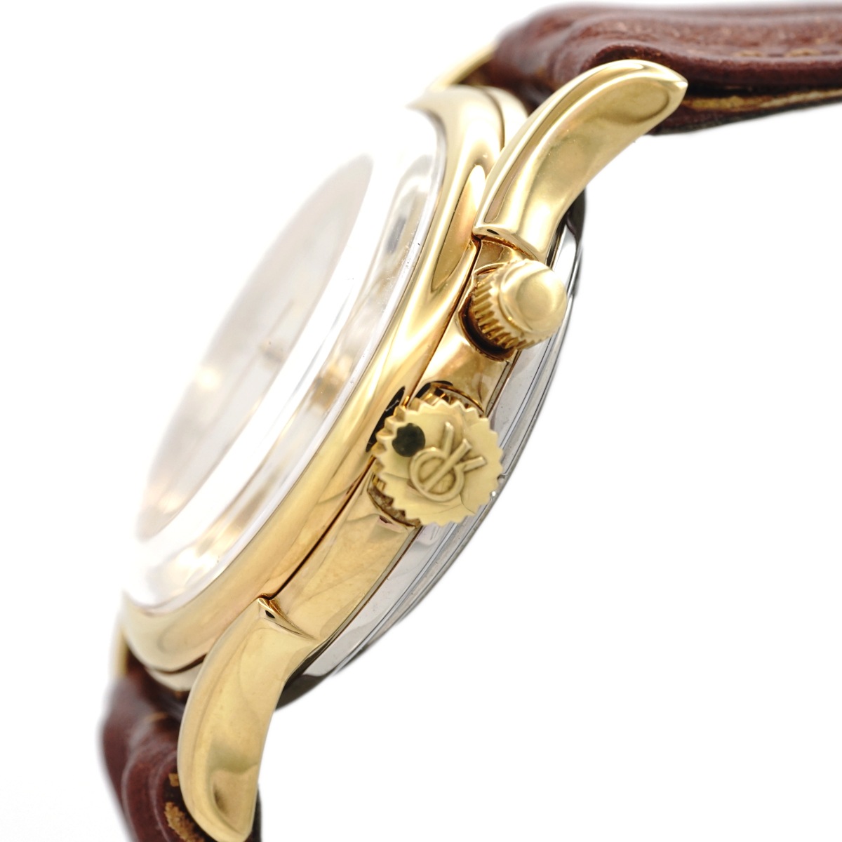 レビュートーメン クリケット 8022002 金メッキ アラーム 手巻 OH済 1995年頃 USED