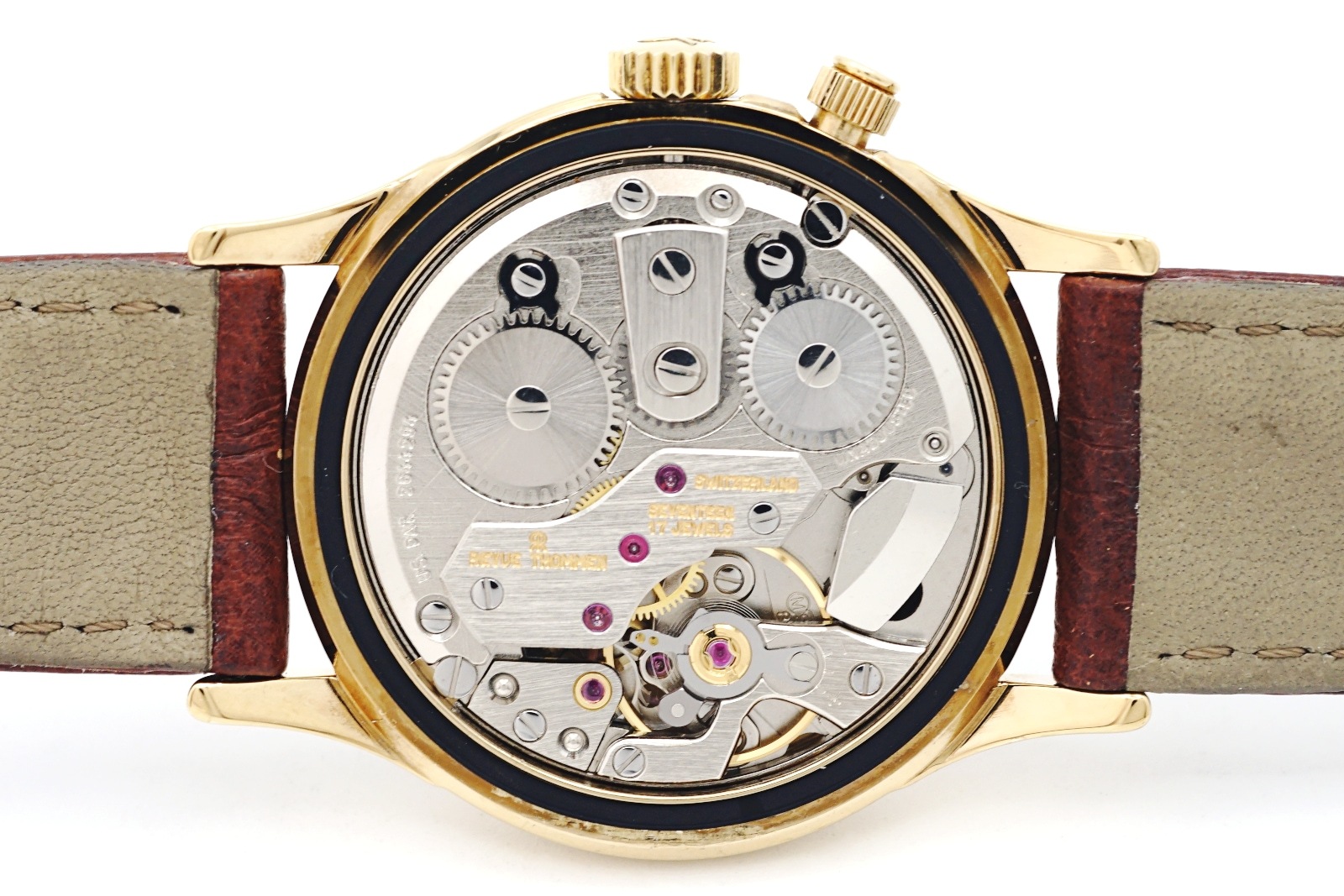 レビュートーメン クリケット 8022002 金メッキ アラーム 手巻 OH済 1995年頃 USED