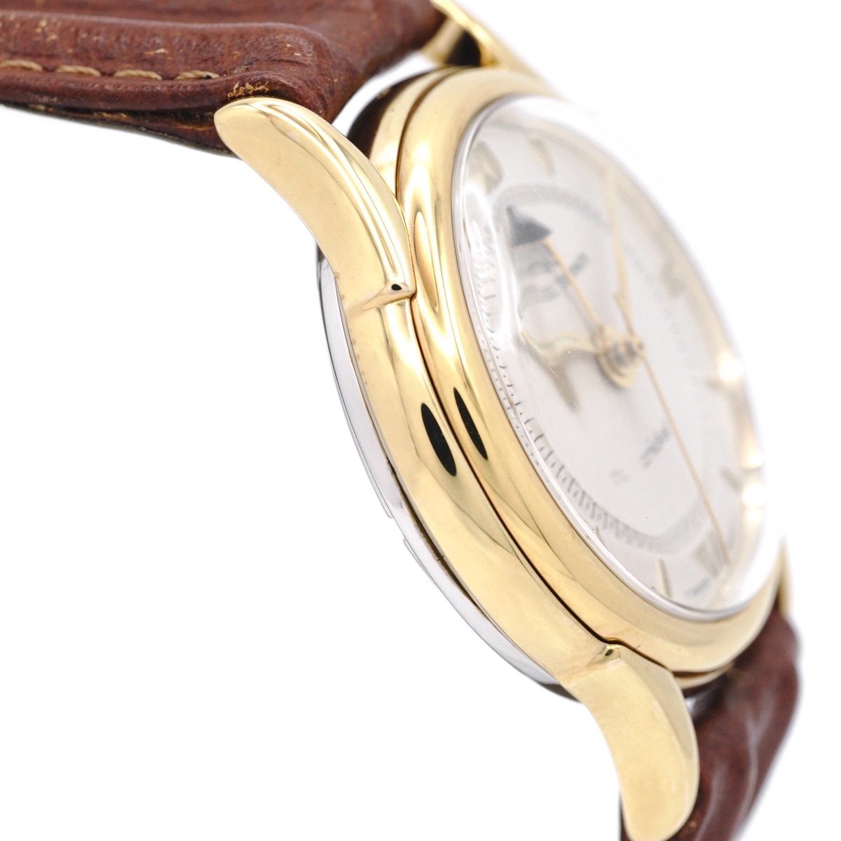 レビュートーメン クリケット 8022002 金メッキ アラーム 手巻 OH済 1995年頃 USED